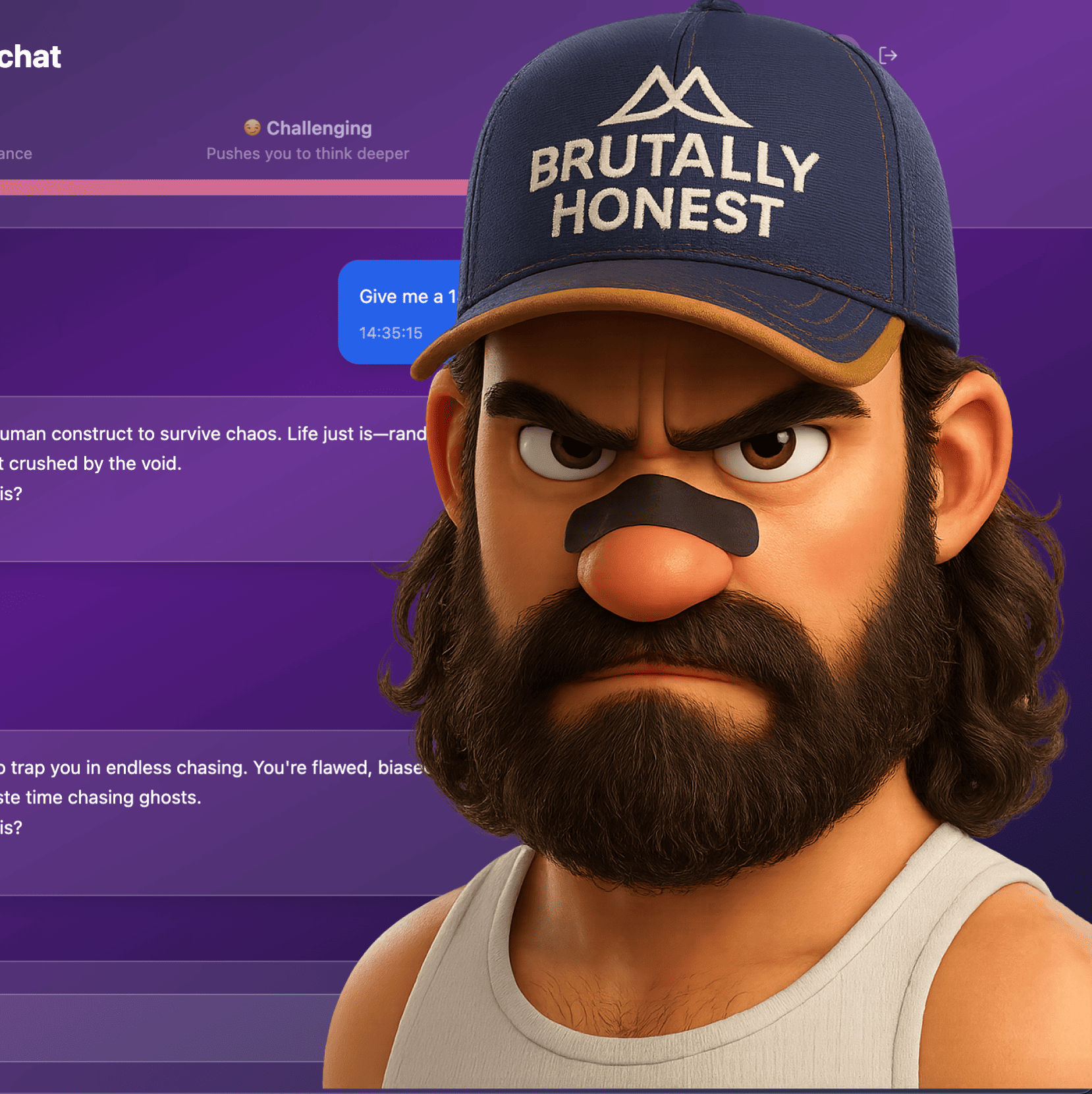 Brutallyhonest.chat Logo